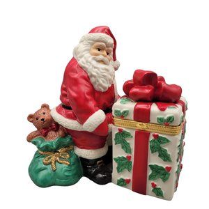 PartyLite Jolly Santa Votive Holder P7251 Santa Claus Christmas Winter